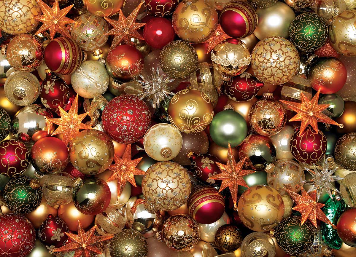 Christmas Balls Photography Jigsaw Puzzle
