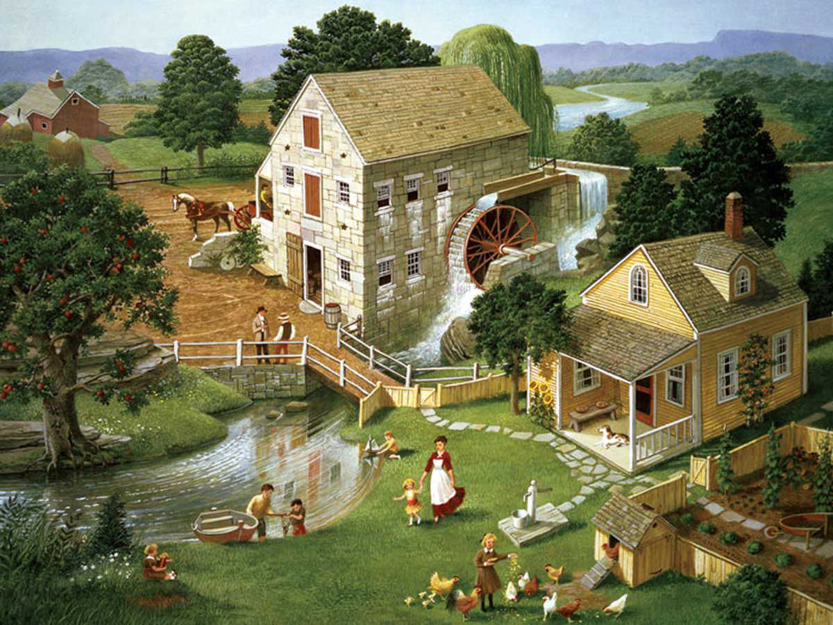 Four Star Mill Countryside Jigsaw Puzzle