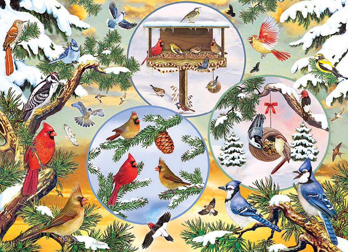 Winterbird Magic Birds Jigsaw Puzzle