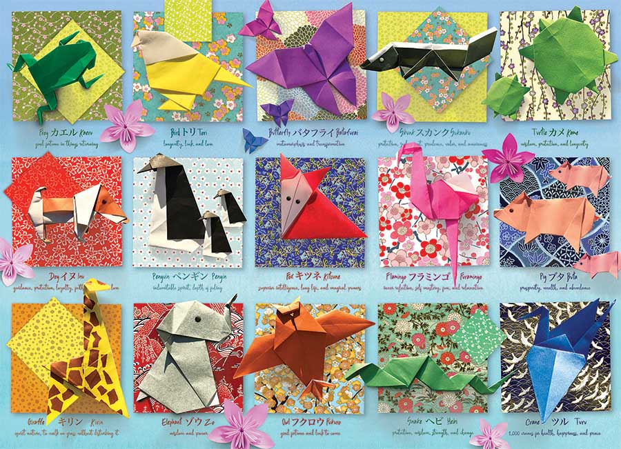 Origami Animals Animals Jigsaw Puzzle