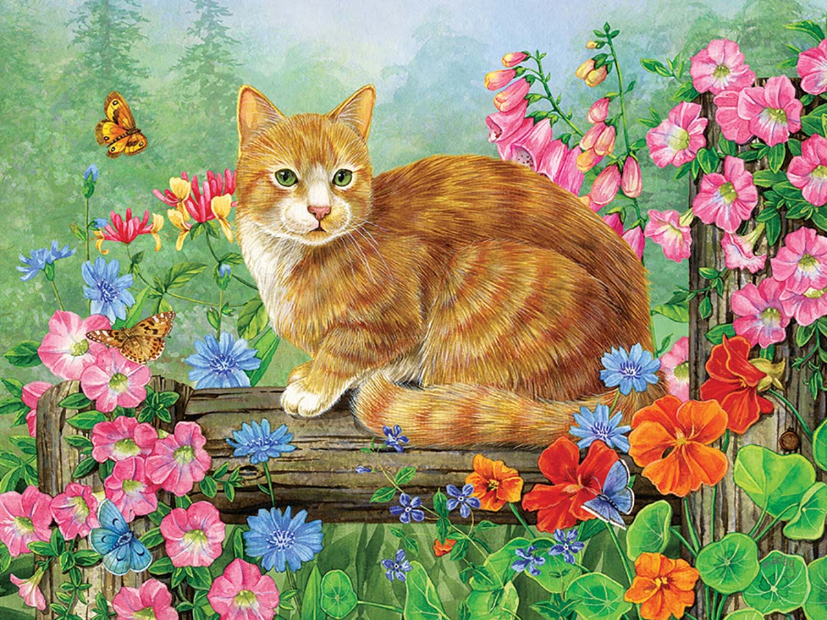 A Perfect Perch Cats Jigsaw Puzzle