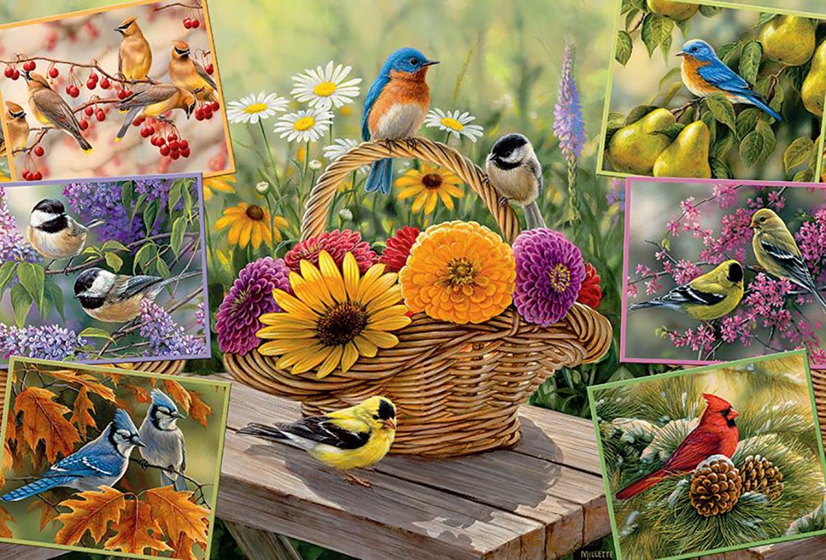 Rosemary's Birds Birds Jigsaw Puzzle