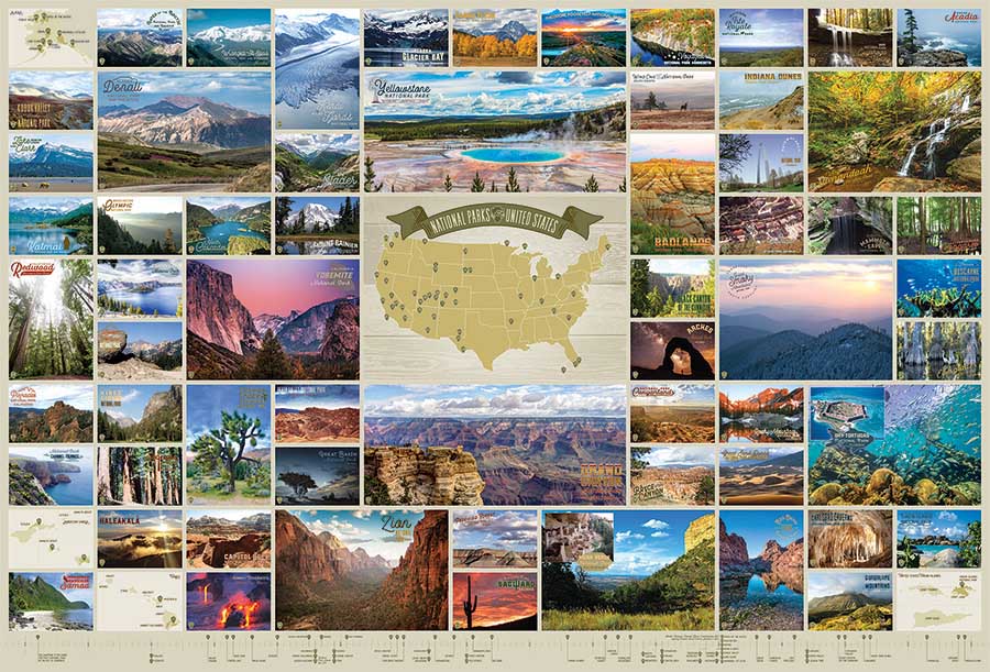 National Parks of the United States United States Jigsaw Puzzle