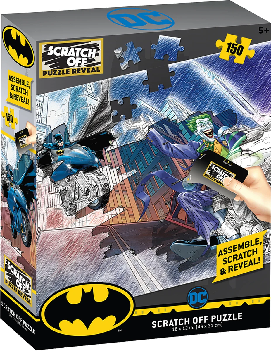 Scratch OFF Puzzle : DC Comics Batman & Joker