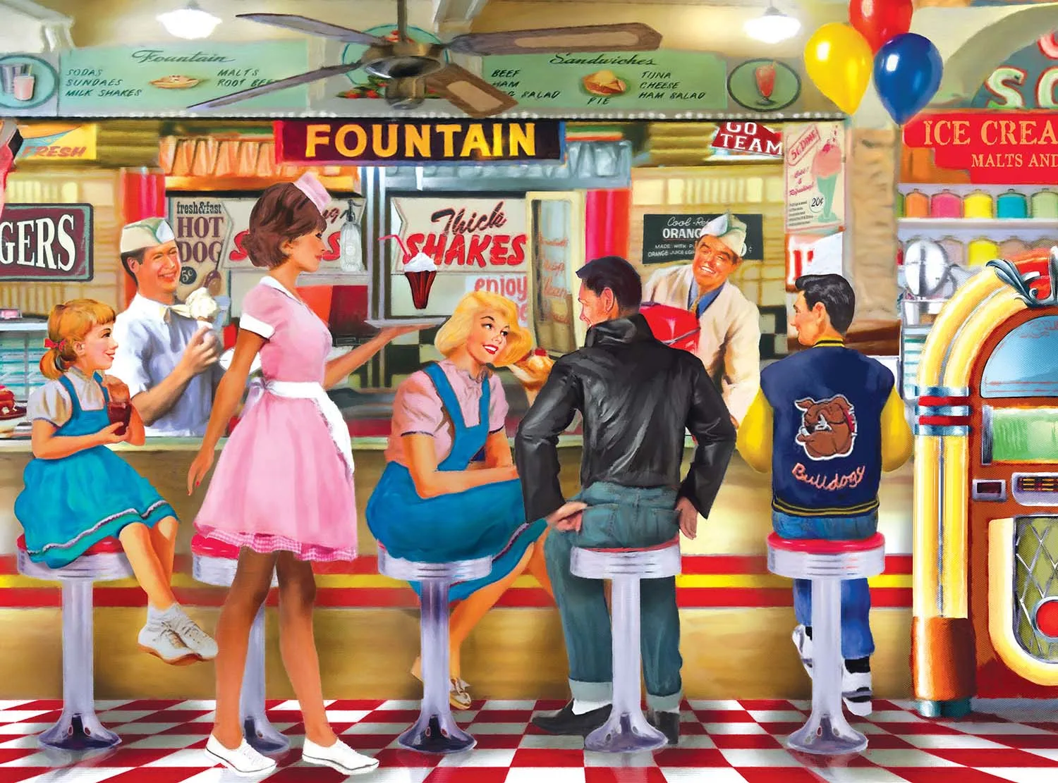 Soda & Ice Cream Parlor Nostalgic & Retro