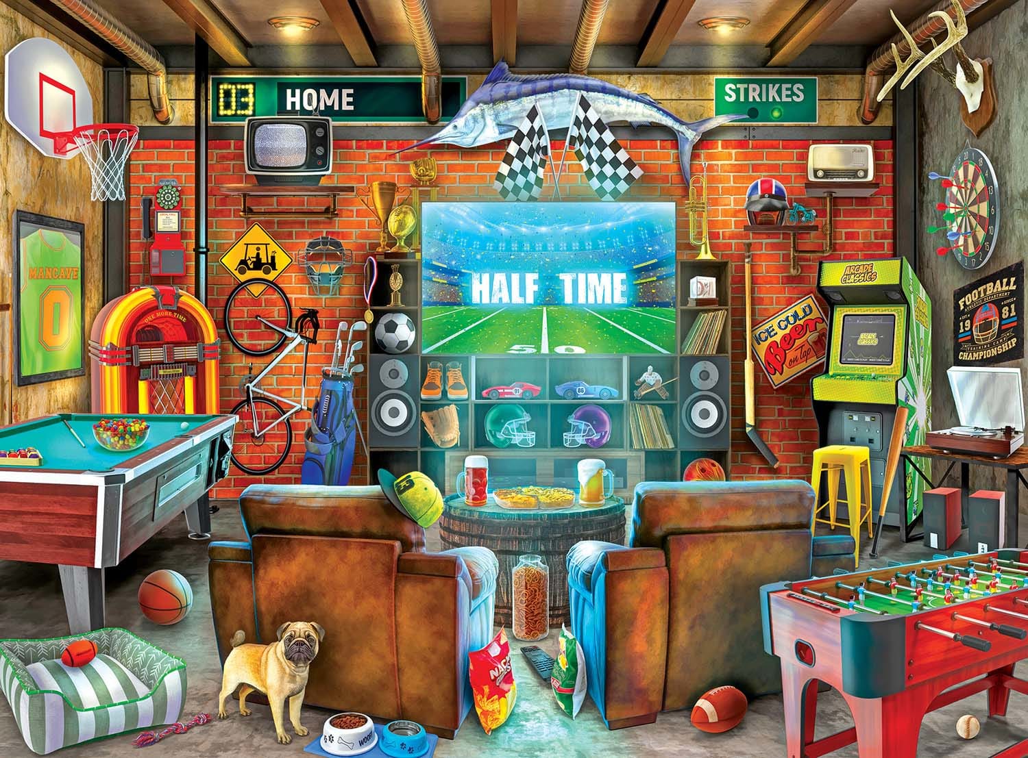 My Happy Place - Man Cave Father's Day