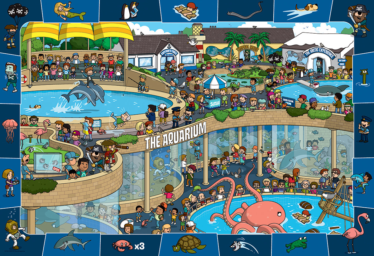 Crazy Aquarium (Spot & Find) Sea Life