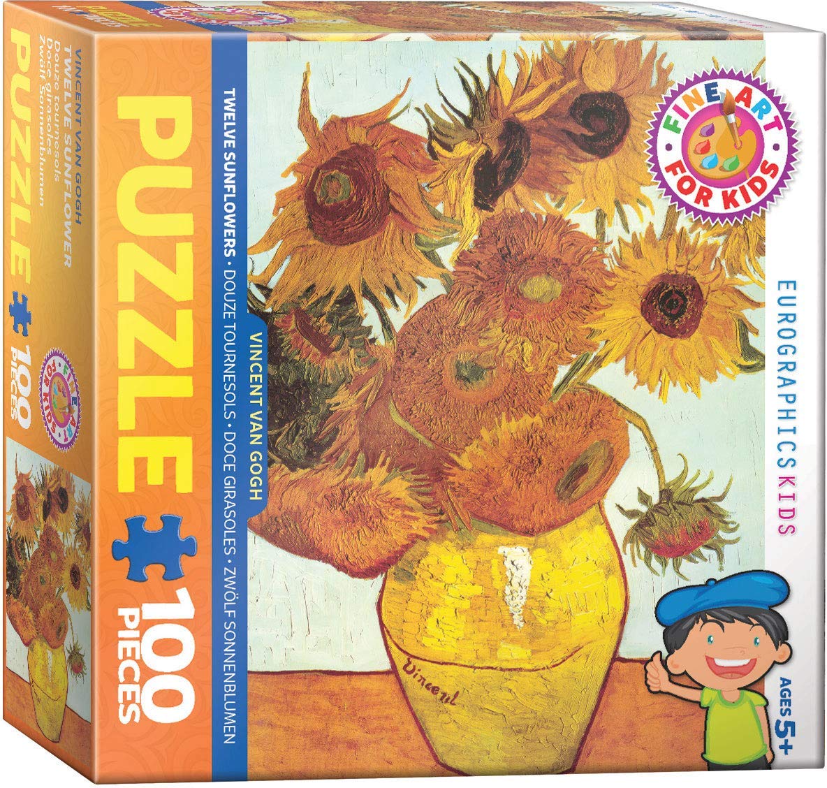 Twelve Sunflowers Fine Art Jigsaw Puzzle