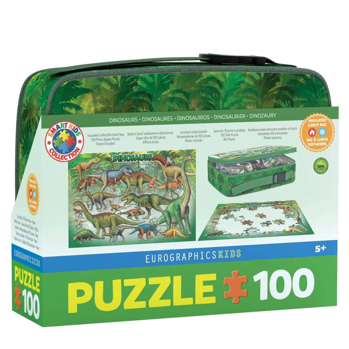 Dinosaurs Puzzle in a Lunch Box