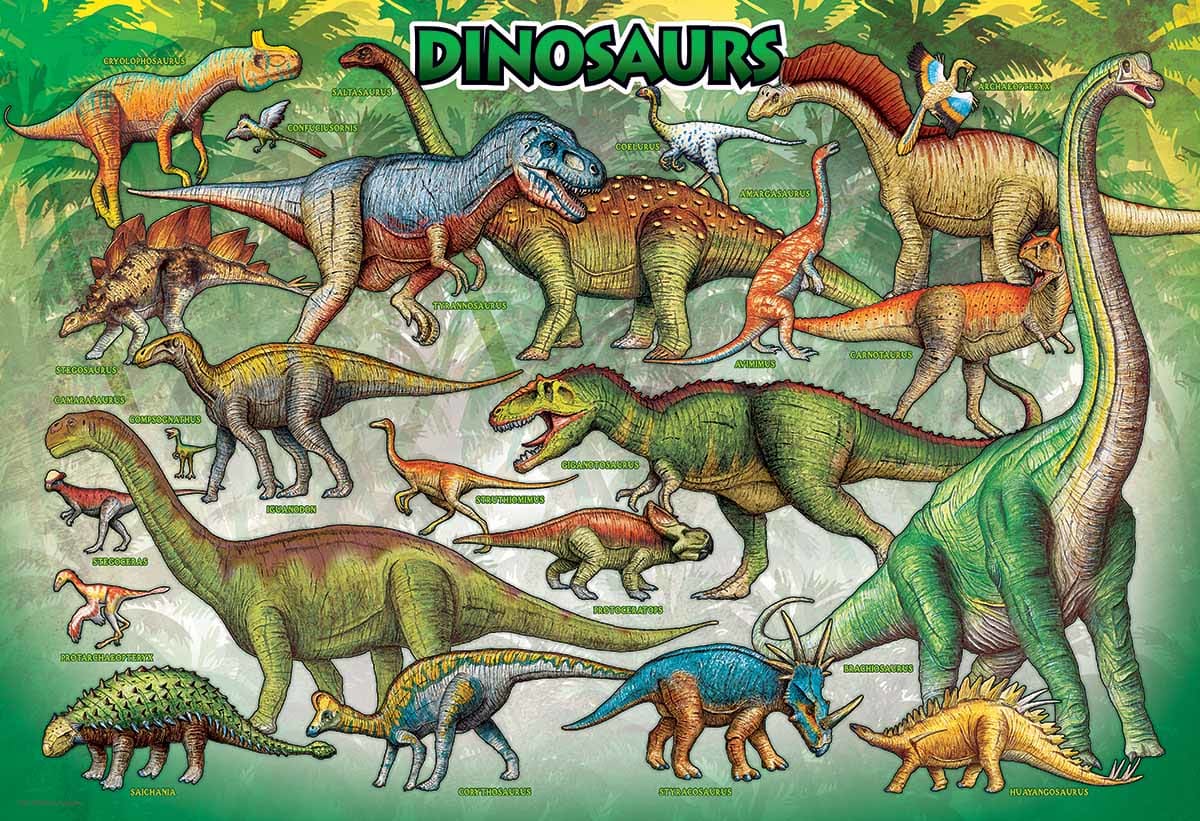 Dinosaurs Puzzle in a Lunch Box Dinosaurs
