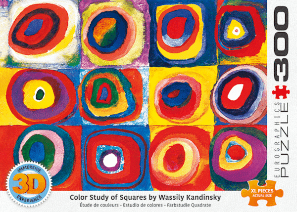 Color Study of Squares 3D Lenticular