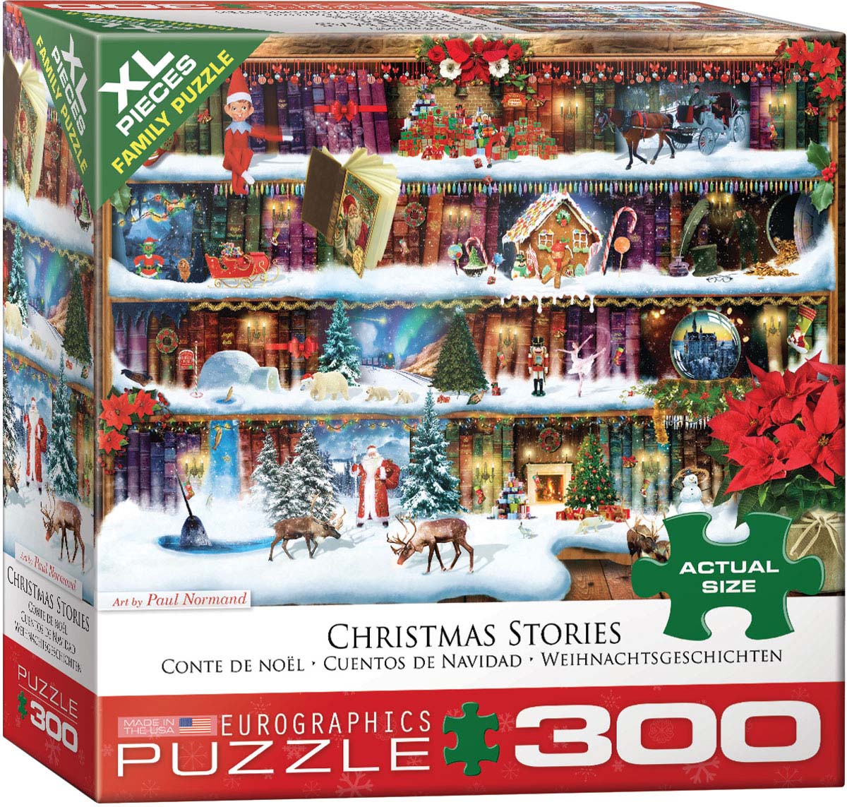 Christmas Stories (Small Box), 300 Pieces, Eurographics | Serious Puzzles