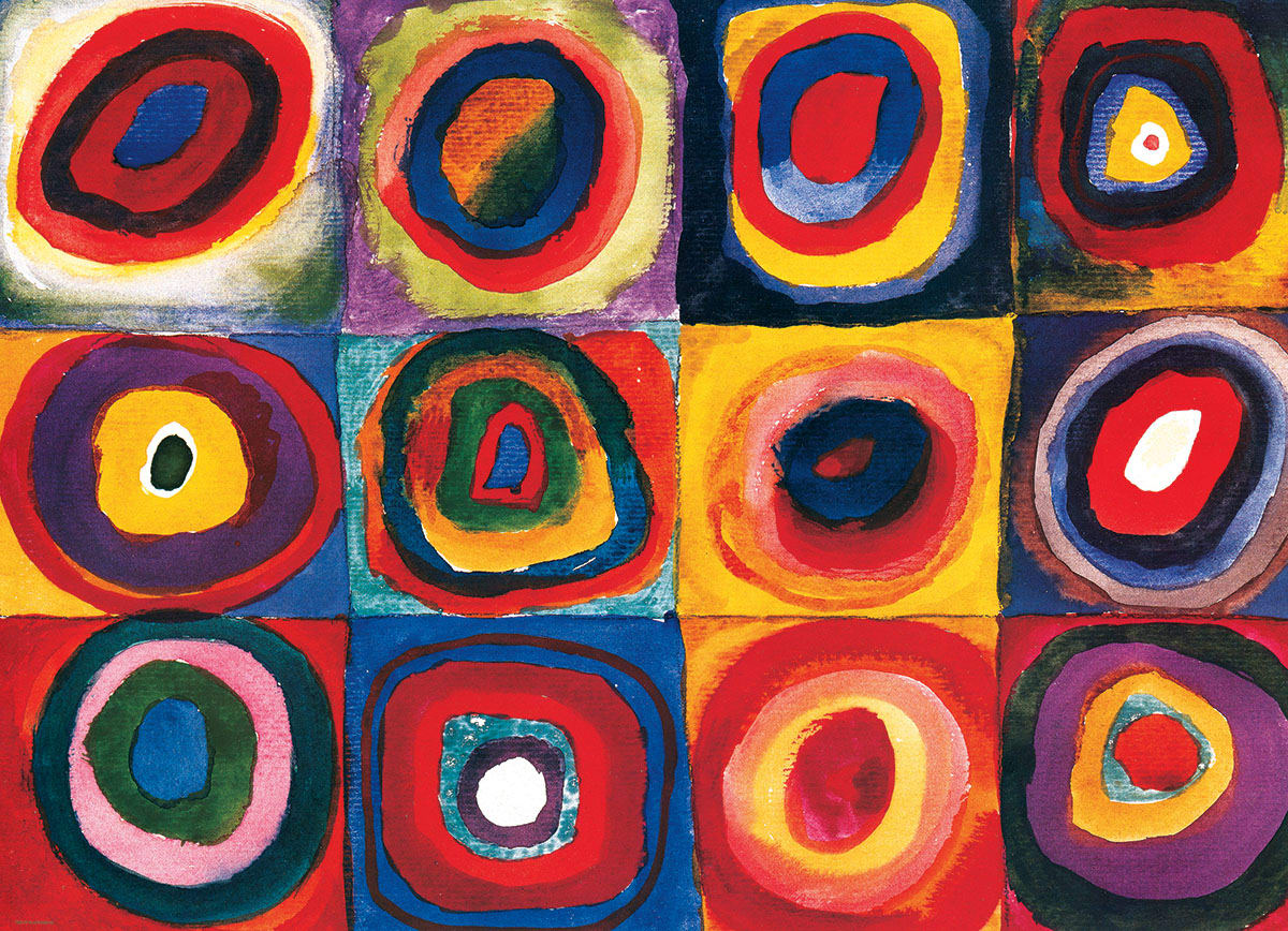 Colour Study of Squares Contemporary & Modern Art