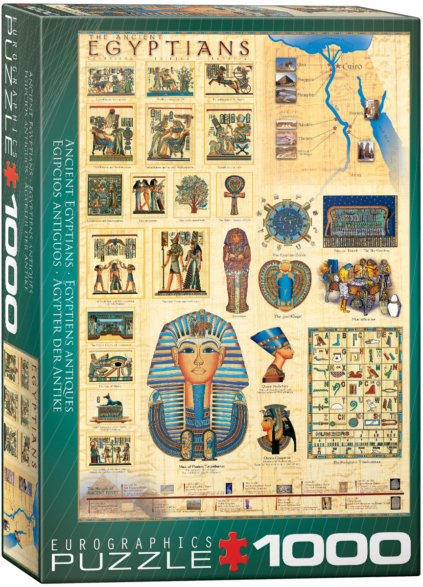 Ancient Egyptians, 1000 Pieces, Eurographics | Serious Puzzles