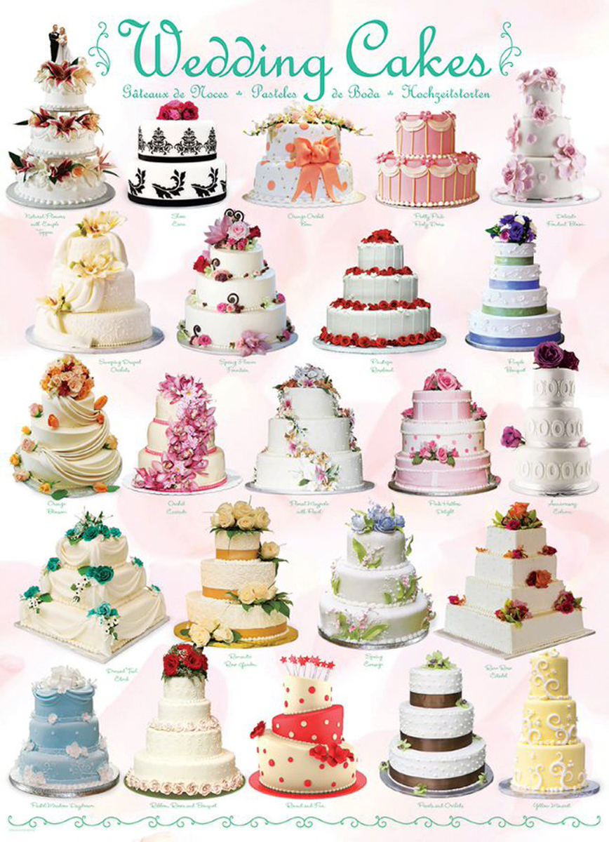 Wedding Cakes Food and Drink Jigsaw Puzzle