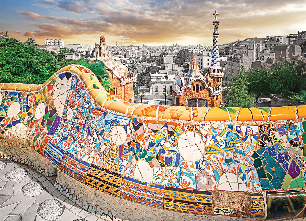 Barcelona Park Guell Spain