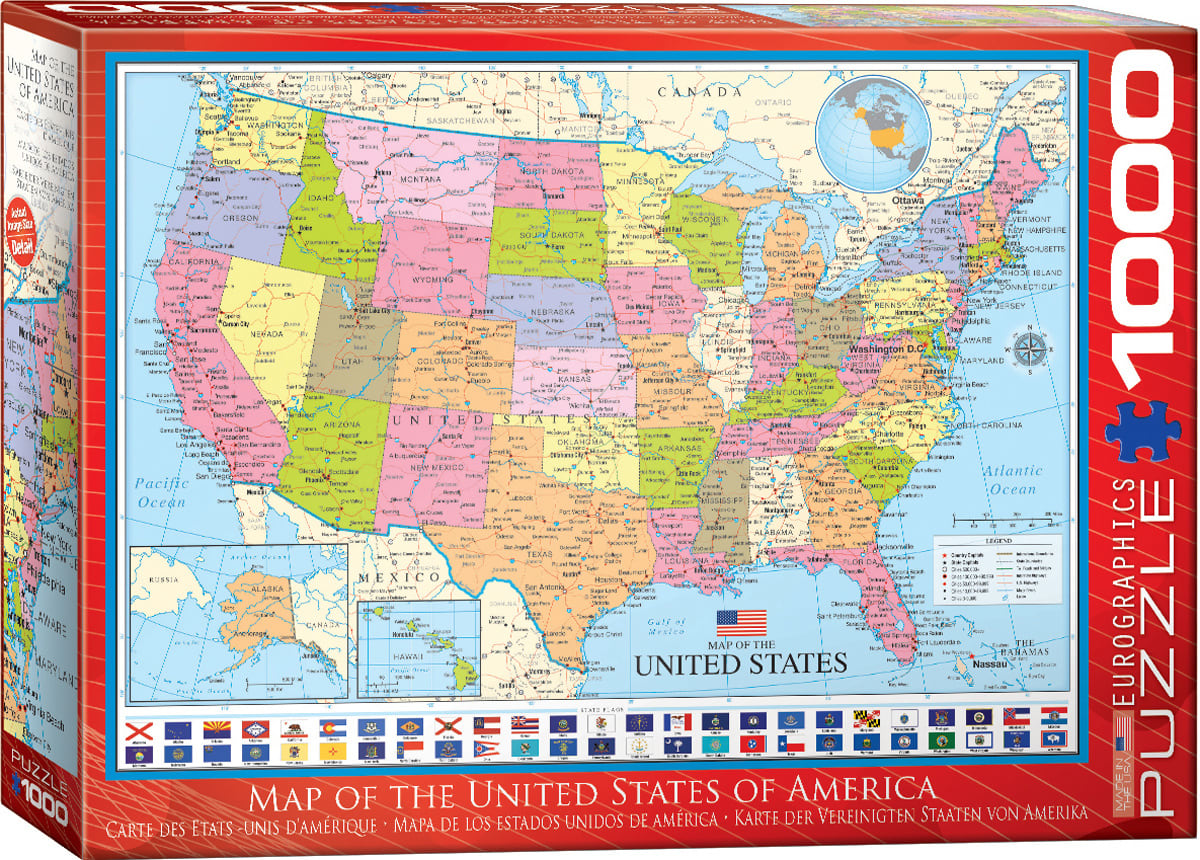 Map of the United States of America