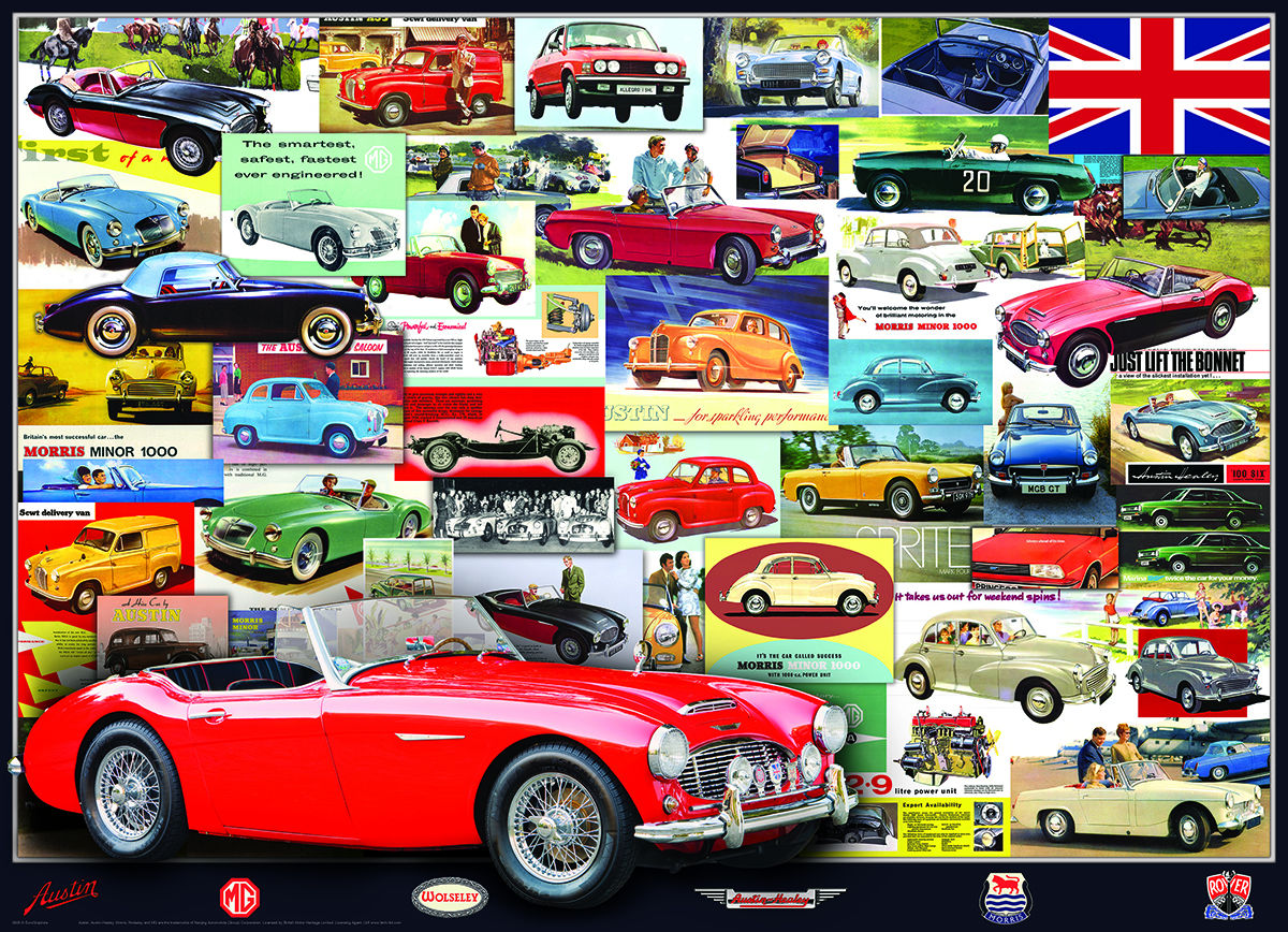 British Motor Heritage Car Jigsaw Puzzle
