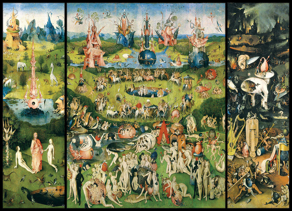 The Garden of Earthly Delights, Triptych Fine Art