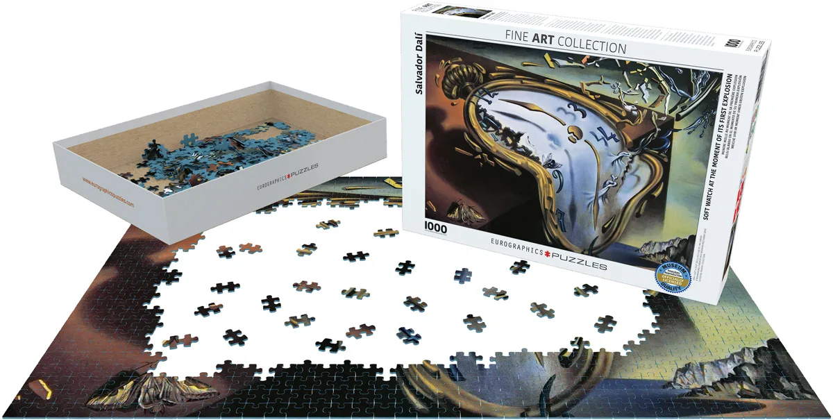 Soft Watch at the Moment of its First Explosion