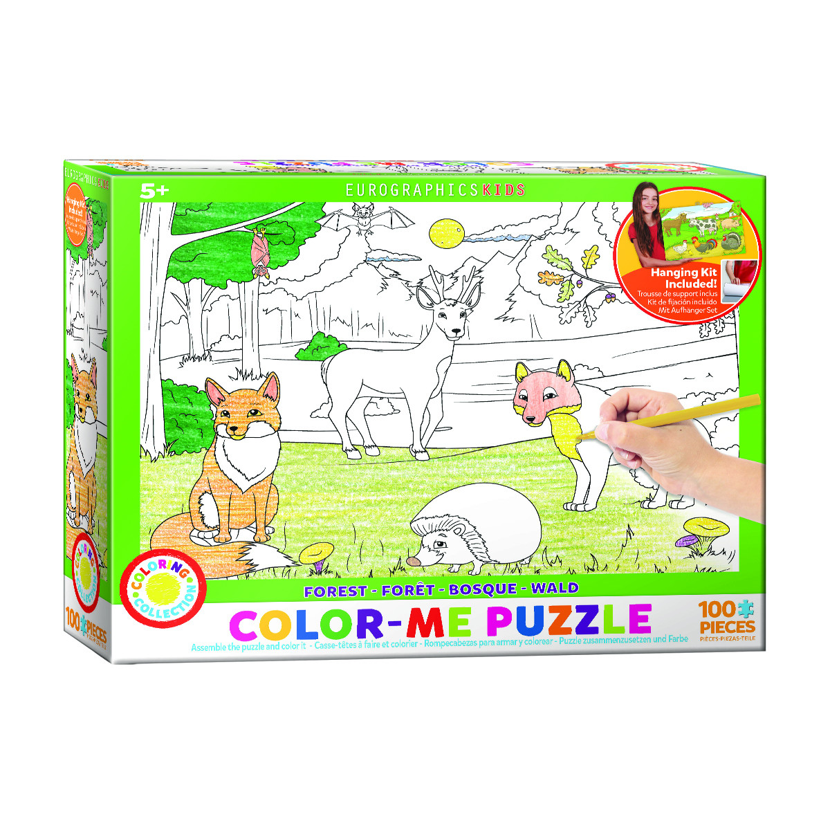 Forest (Color-Me Puzzle) Animals Jigsaw Puzzle