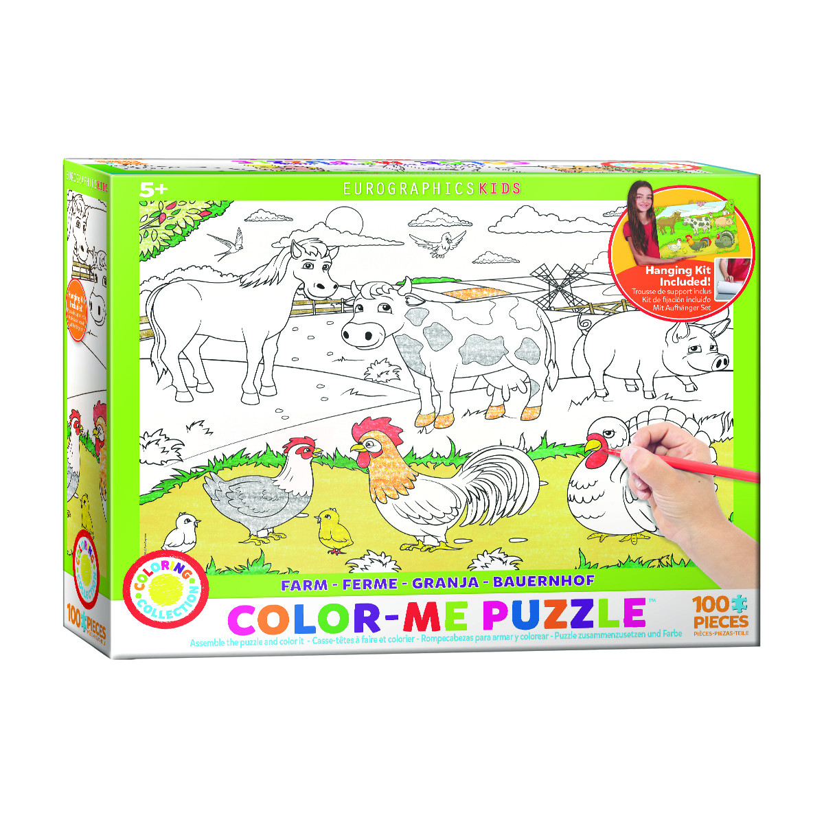 Farm (Color-Me Puzzle) Farm Jigsaw Puzzle
