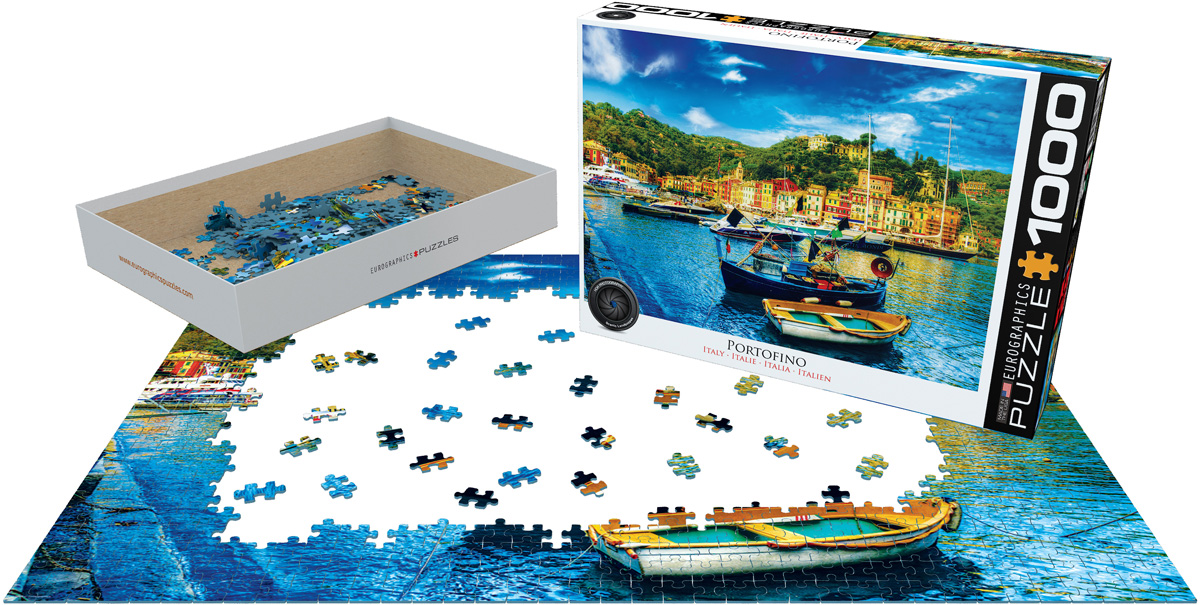 Portofino Italy, 1000 Pieces, Eurographics | Serious Puzzles