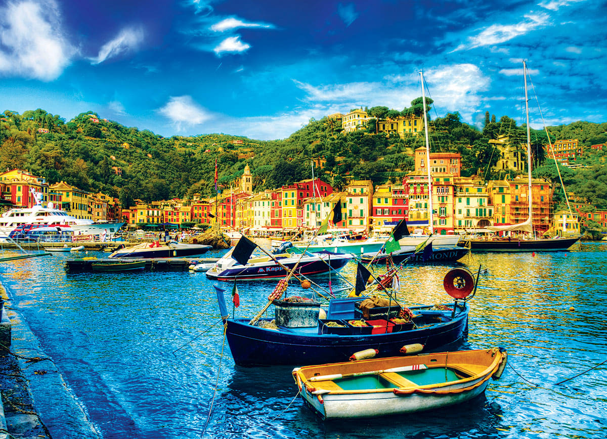 ジグソーパズル 1000ピース PORTOFINO EUROGRAPHICS Portofino Italy - 1000 Piece Jigsaw Puzzle by Eurographics