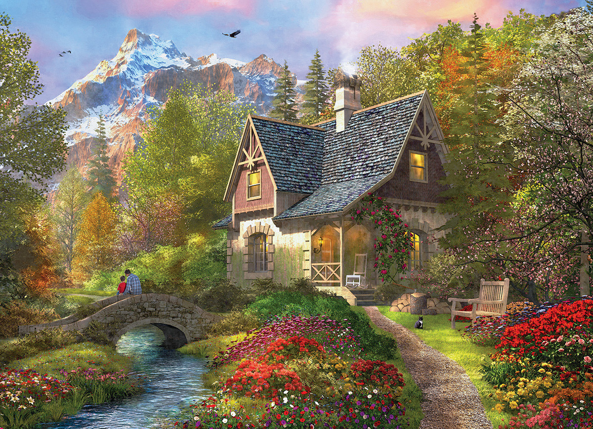 Nordic Morning Cabin & Cottage Jigsaw Puzzle
