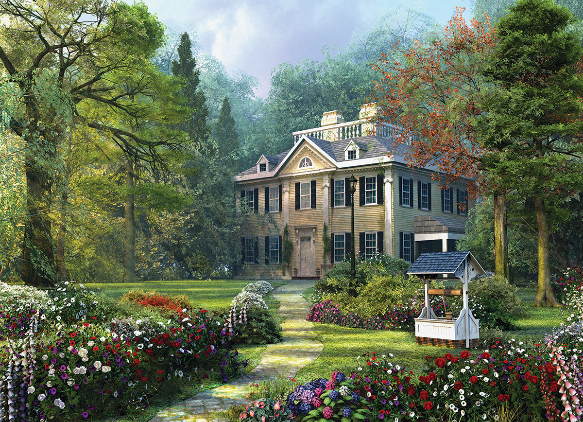 Longfellow House Spring Jigsaw Puzzle