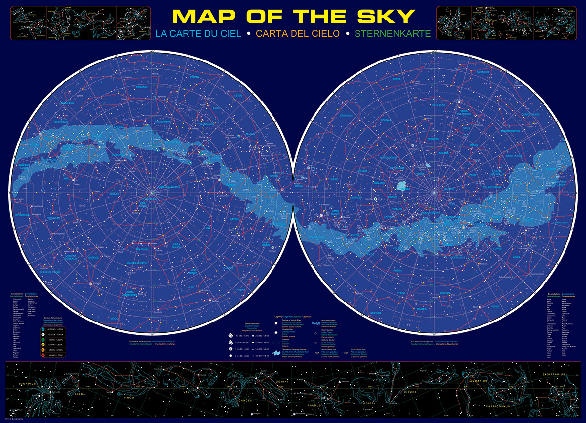 Map of the Sky Space Jigsaw Puzzle