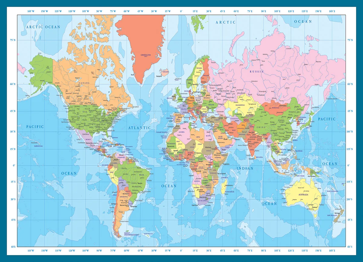 World Map Maps & Geography
