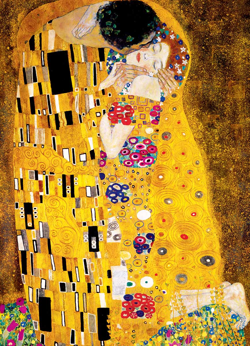 The Kiss - Klimt Contemporary & Modern Art Jigsaw Puzzle