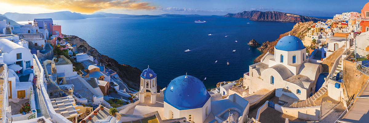 Santorini Greece Landscape Jigsaw Puzzle