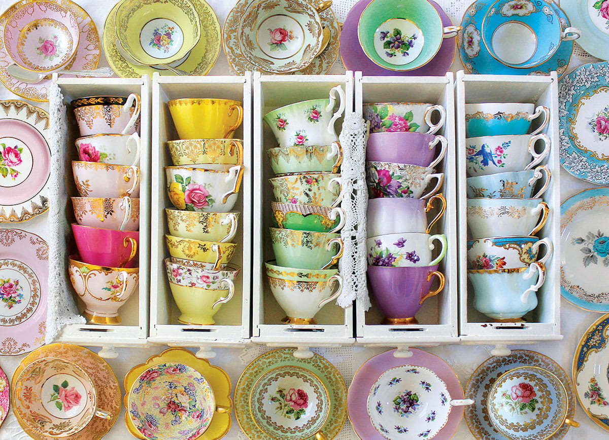Colorful Tea Cups Mother's Day