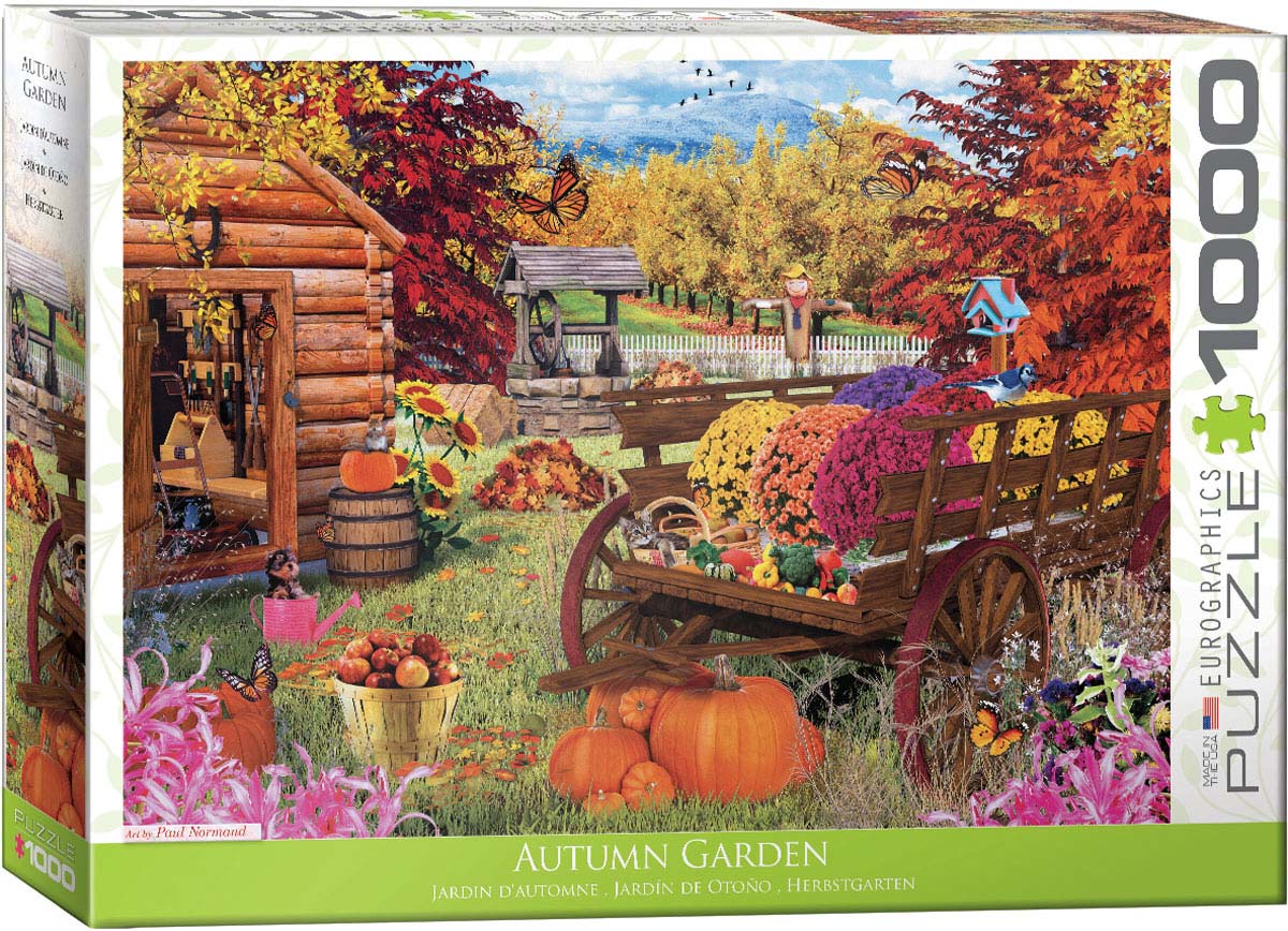 Autumn Garden Fall Jigsaw Puzzle