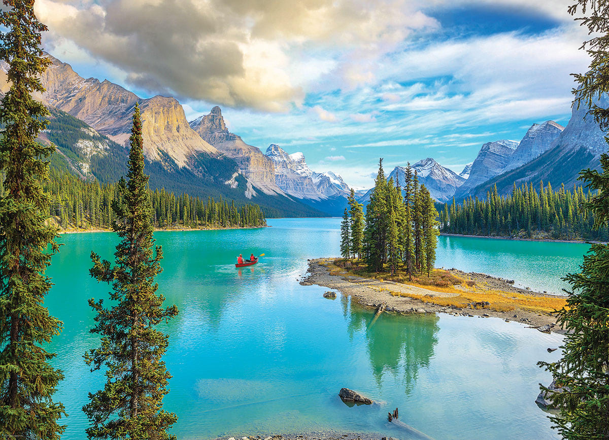 Maligne Lake, Alberta Landscape