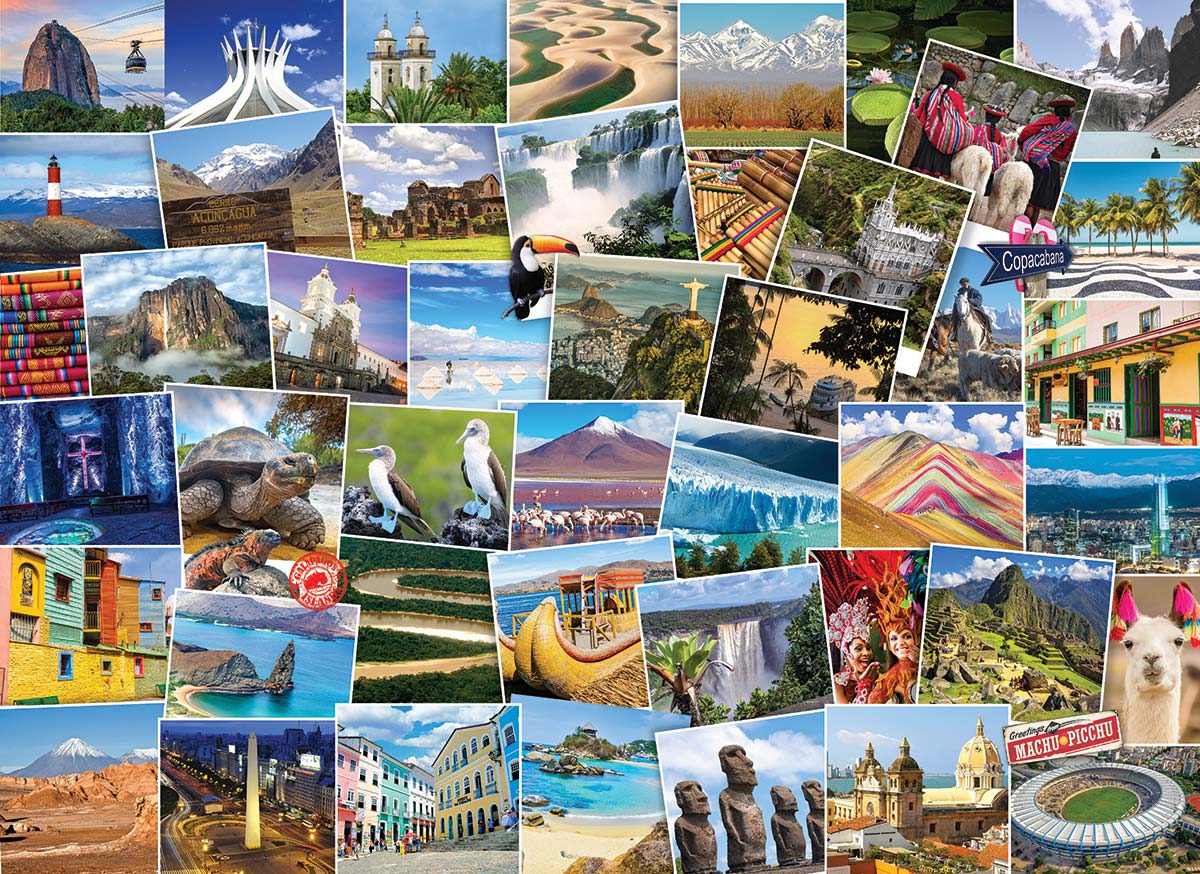 Globetrotter South America Travel Jigsaw Puzzle