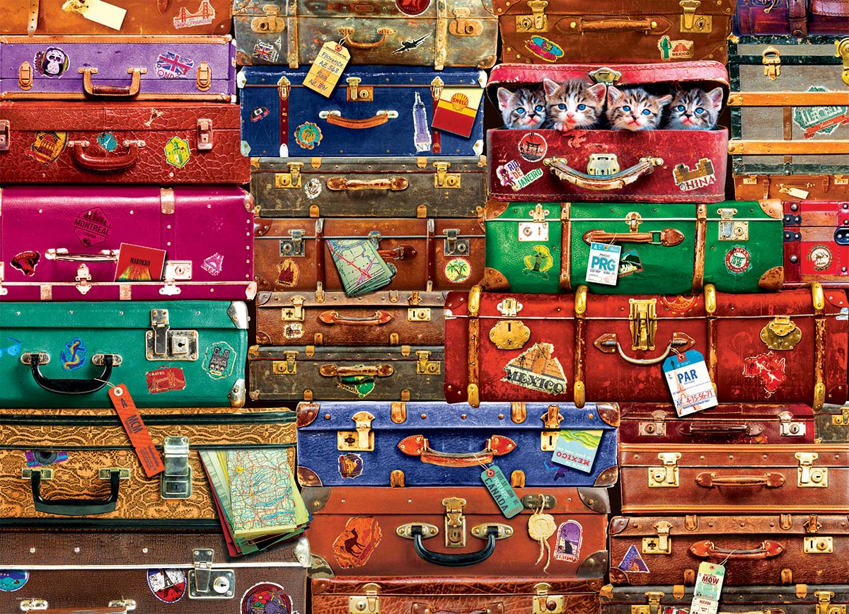 Travel Suitcases Travel Jigsaw Puzzle