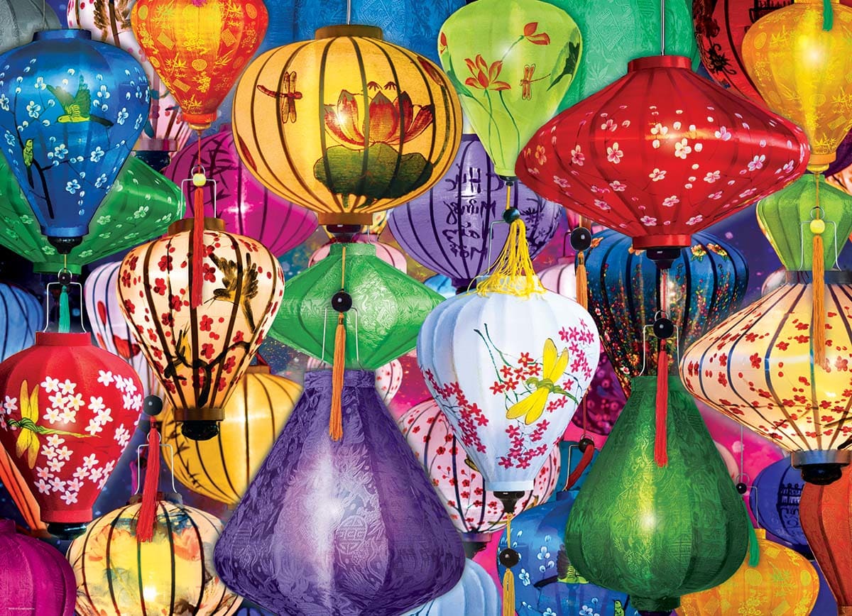 Asian Lanterns - 1000 Piece Jigsaw Puzzle by Eurographics
