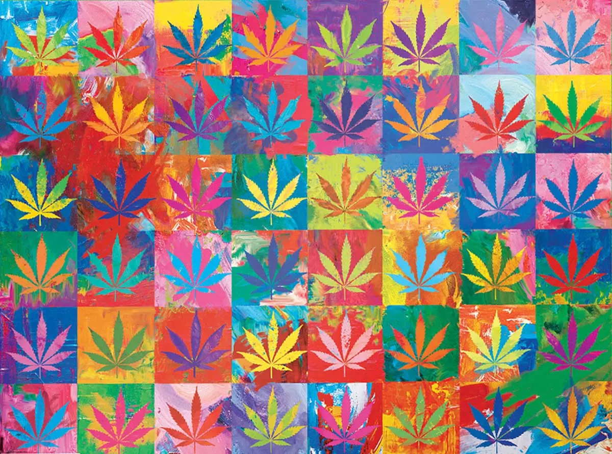 Weed Wonderland Collage