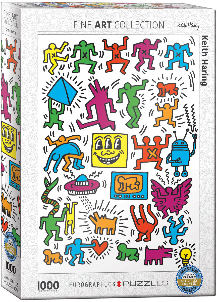 Keith Haring - Collage Contemporary & Modern Art Jigsaw Puzzle