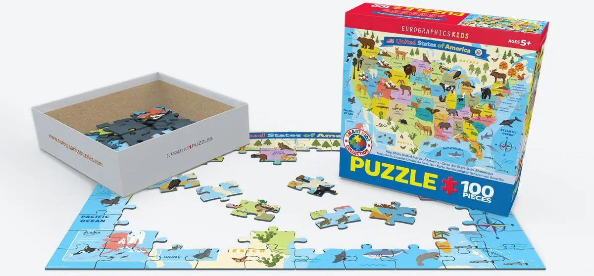 United States Map Illustrated