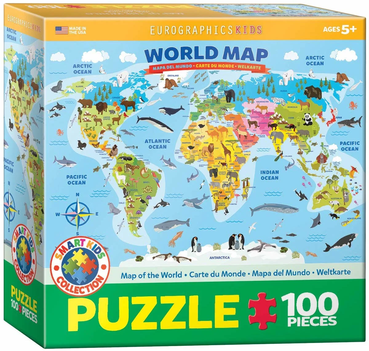 World Map Illustrated