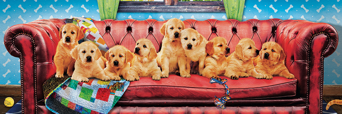 Lounging Labs Dogs Jigsaw Puzzle