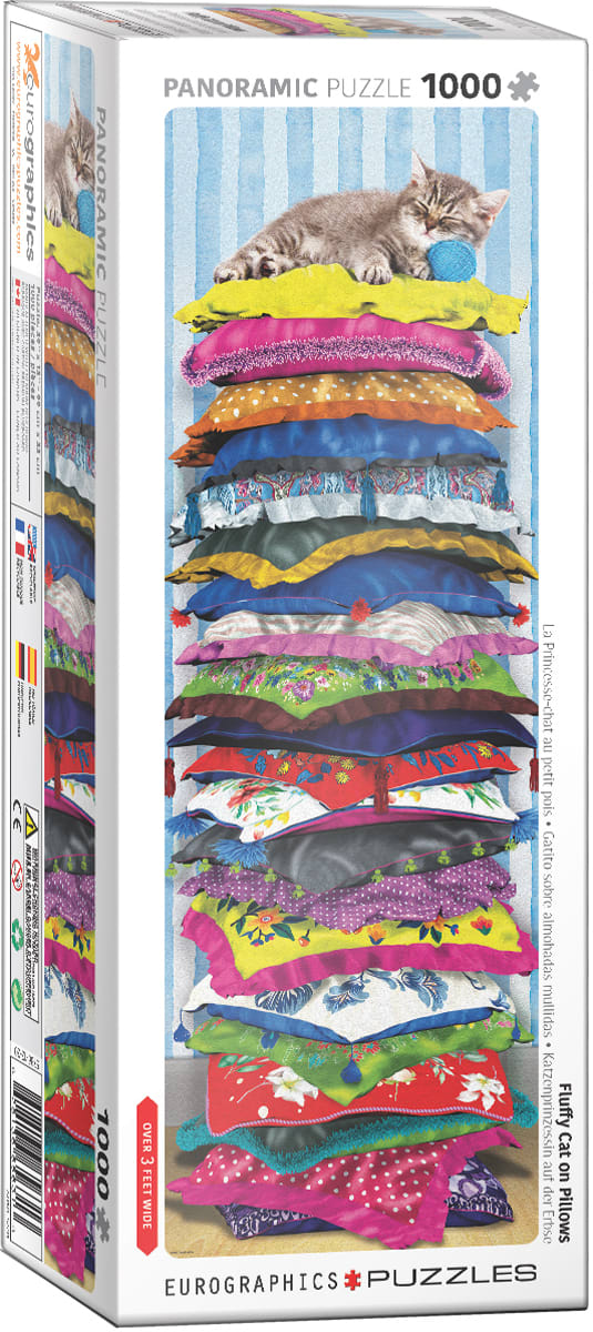 Fluffy Kitty on Pillows