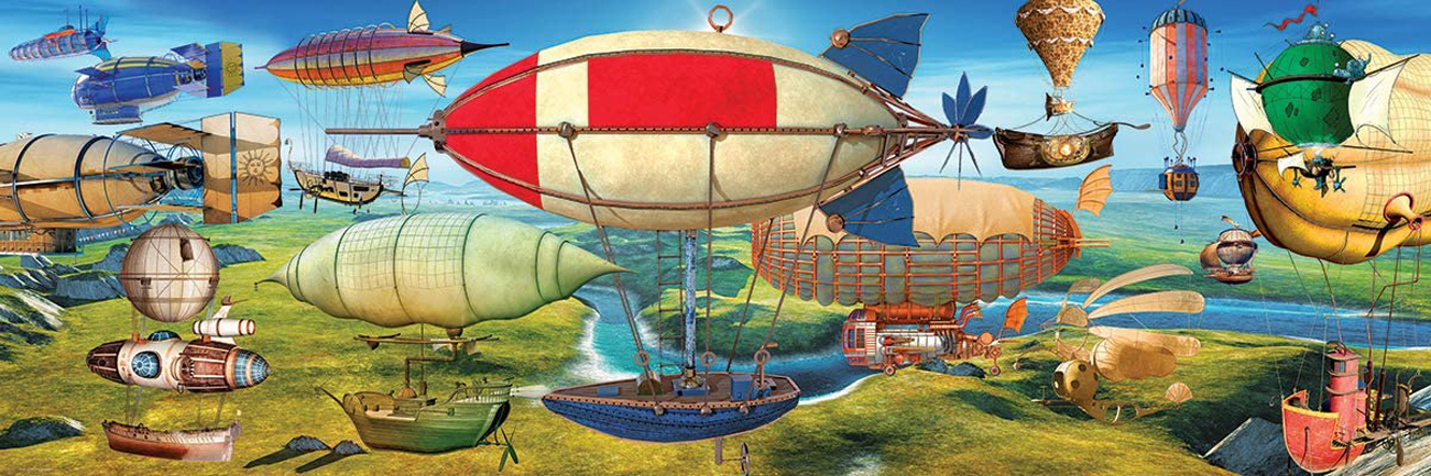 The Great Race Hot Air Balloon Jigsaw Puzzle