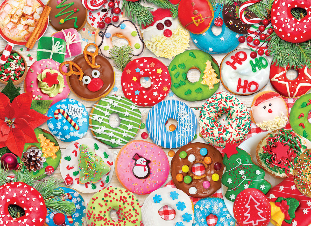 Christmas Donuts Tin