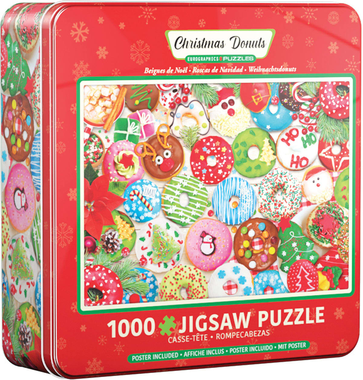 Christmas Donuts Tin