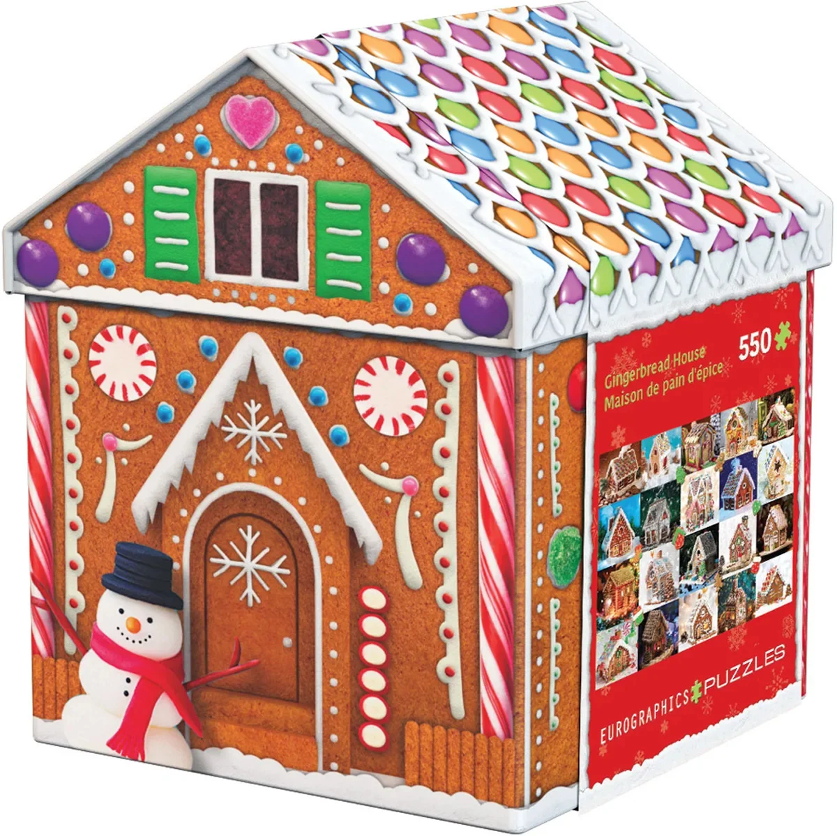 Gingerbread House Tin Christmas